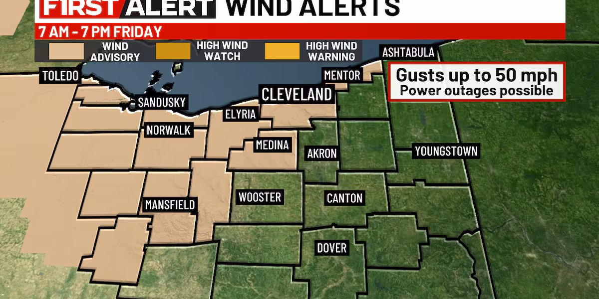 19 First Alert Weather Day Friday: Turning windy after early round of rain