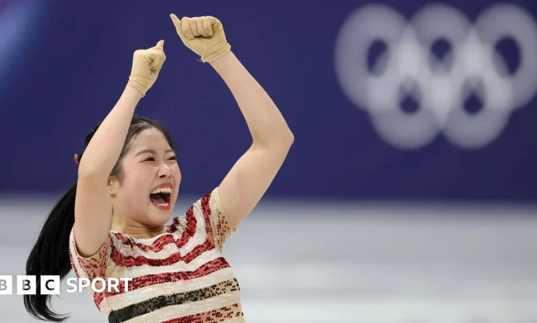 2026 Winter Olympics: Ami Nakai, 17, tops women's figure skating short program as Japan dominate