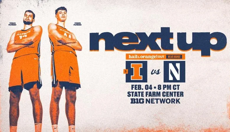 #5 Illini Set for Orange Out Wednesday vs. Northwestern
