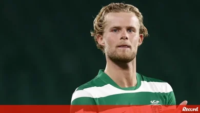 A justificação para a ausência de Hjulmand da ficha de jogo do Sporting-Nacional