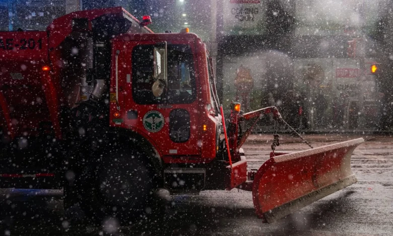 A major winter storm hits the Northeast, with blizzard warnings in effect : NPR