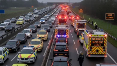 A19 in UK Shut Both Ways After Devastating Crash, Commuters Face Hours of Delay!