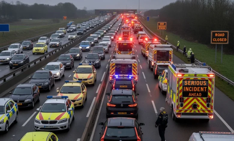 A19 in UK Shut Both Ways After Devastating Crash, Commuters Face Hours of Delay!