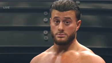 AEW’s referee made sure everyone heard the very loud ‘F*** ICE’ chants