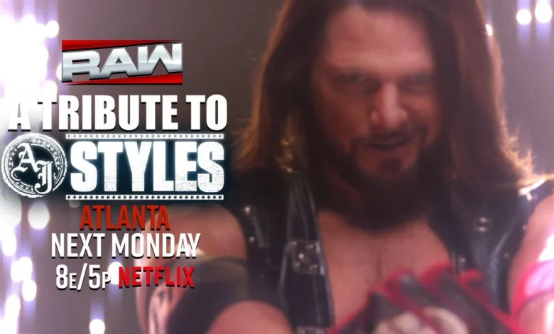 AJ Styles WWE Raw Tribute Show Plans Major Update