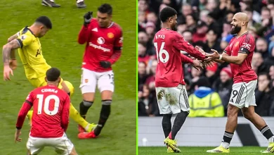 Akelige rode kaart was begin van het einde: Manchester United stoomt tegen tienkoppig Tottenham door naar 12 op 12