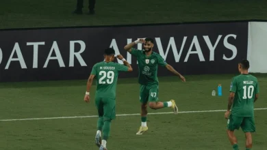Al Ahli Defeats Shabab Al Ahli with a Four-Goal Victory at the End of the First Round of the Asian Elite
