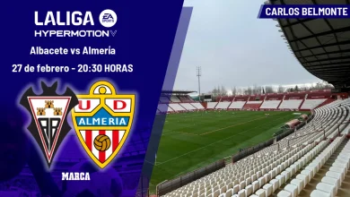 Albacete - Almería: horario, dónde ver hoy en TV y canal del partido de LaLiga Hypermotion