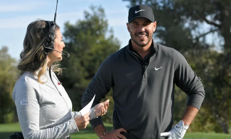 Amanda Balionis comments on Brooks Koepka's interview behavior after disagreement