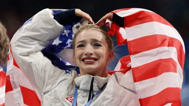 Amber Glenn sees mixed emotions in Olympic U.S. gold win, her performance and critics