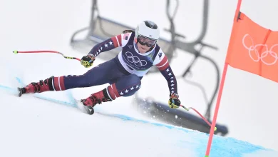 American Breezy Johnson wins downhill gold, Lindsey Vonn airlifted off course after crash