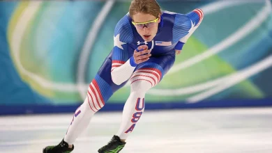 American Jordan Stolz wins 2nd speedskating gold at Winter Olympics
