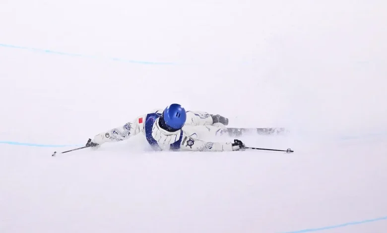 American-born Team China skier Eileen Gu suffers brutal fall during Olympics