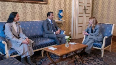 Amir meets Italian prime minister