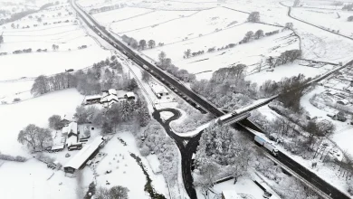 An 'Arctic air mass' is bringing snow to the UK - this is what the Met Office is saying