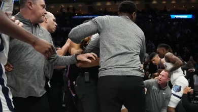 Another NBA fight breaks out, scuffle in Miami Heat win vs. Grizzlies