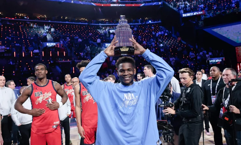 Anthony Edwards earns 2026 NBA All-Star MVP award