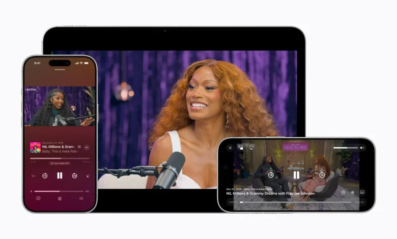 Apple introduces a new video podcast experience on Apple Podcasts