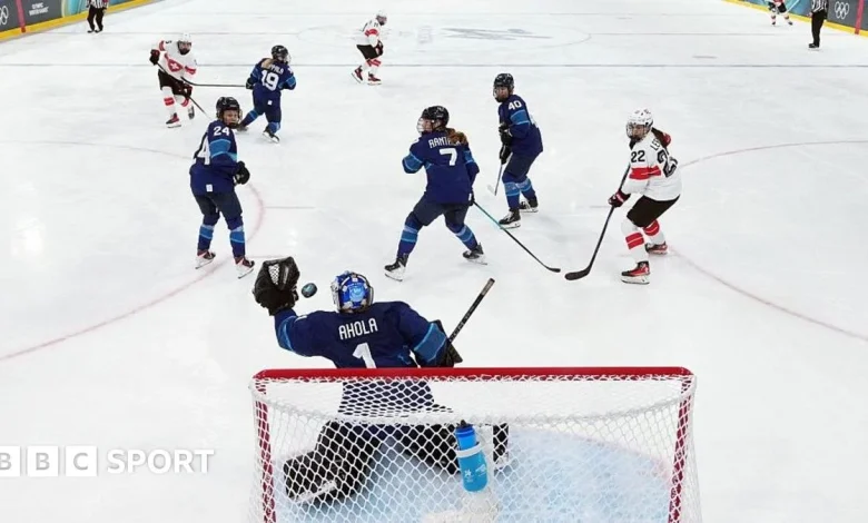 Are players allowed to fight in Olympic ice hockey?