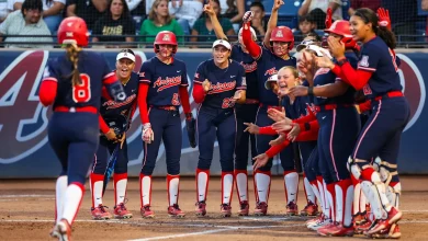 Arizona softball sweeps doubleheader with 2 run-rule victories