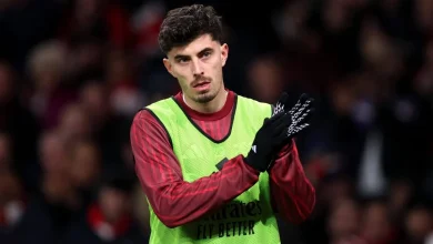 Arsenal’s Kai Havertz sustains muscular injury, set to miss north London derby - The Athletic