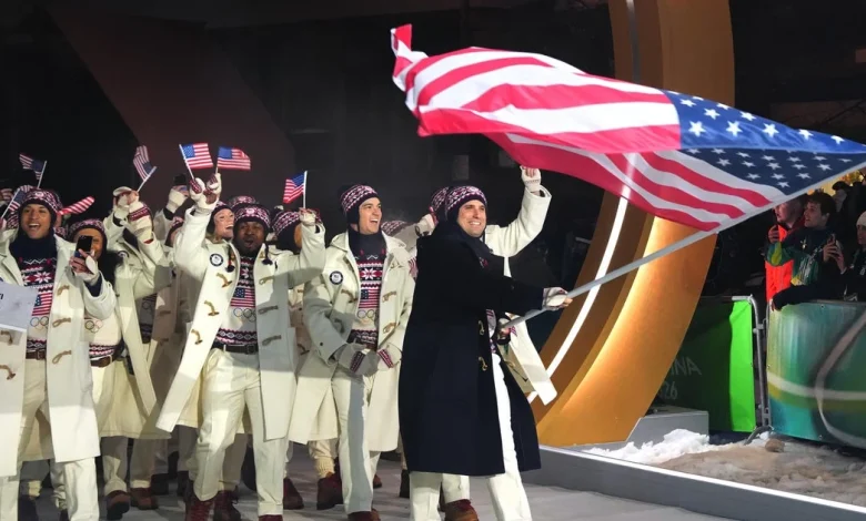 As Winter Olympics begin in Italy, some Team USA athletes speak out about politics at home