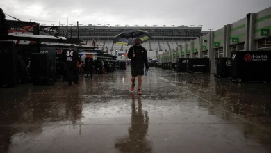 Atlanta NASCAR Cup qualifying cancelled, Tyler Reddick on pole