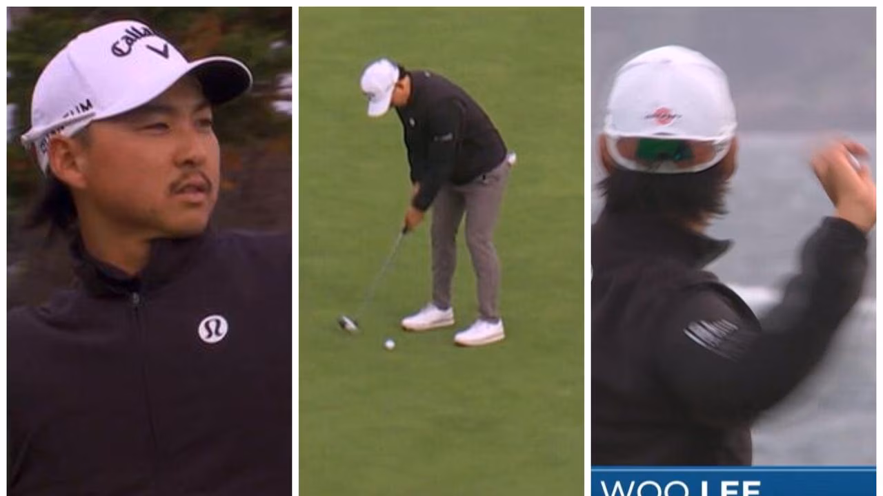 Aussie cult hero fumes in 18th hole meltdown as $5m leader responds to cheating storm