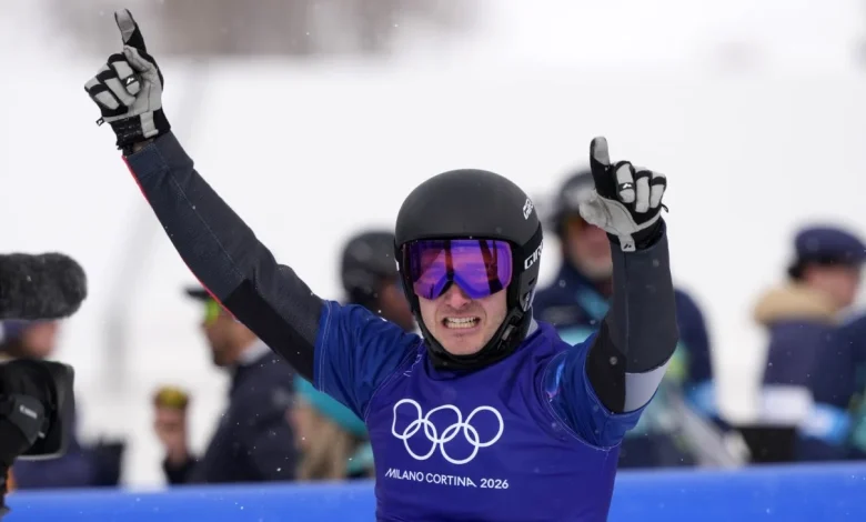 Austria's Haemmerle repeats as men's snowboardcross Olympic champ
