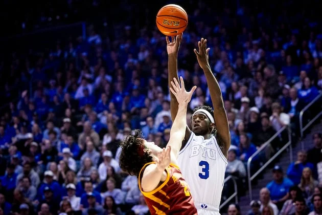BYU scores crucial 79-69 upset win over No. 6 Iowa State – Deseret News