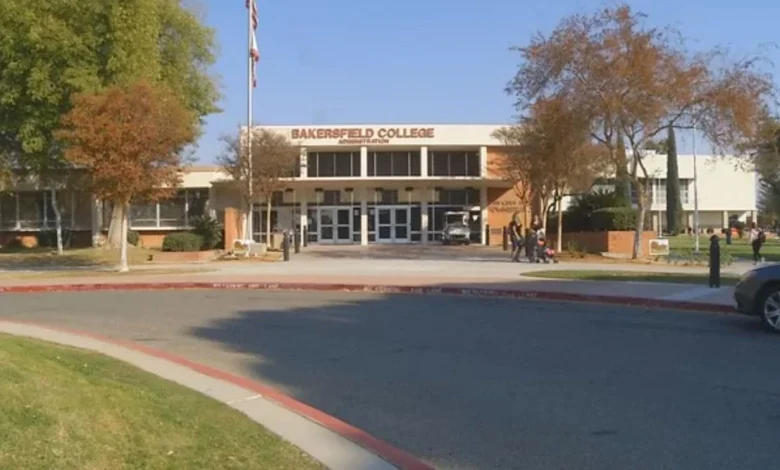 Bakersfield College Main Campus on Panorama Drive on lockdown