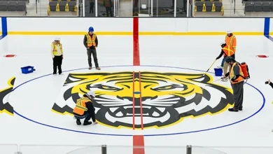 Behind the ice: The low‑tech craft used to build Dal’s new world‑class Oulton‑Stanish Centre rink