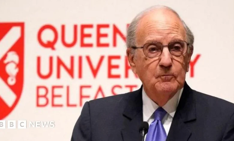 Belfast university cuts ties with George Mitchell over Epstein links