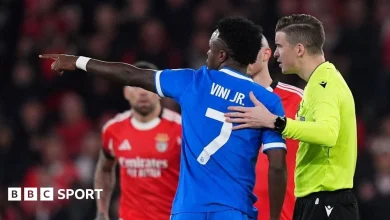 Benfica v Real Madrid: Champions League tie halted after Real Madrid players leave field