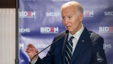 Biden seizes on Trump's sinking favorability in a combative speech in South Carolina