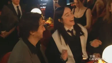 Billie Eilish and Rarely-Seen Boyfriend Nat Wolff Share Cozy Moment at the 2026 Grammys: Photos