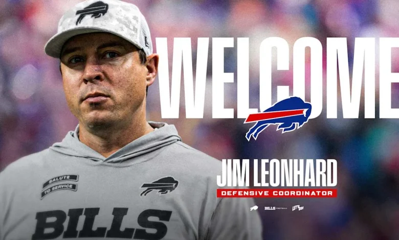 Bills hire former Buffalo safety Jim Leonhard as defensive coordinator