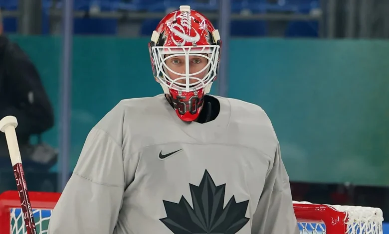 Binnington named starter for Canada in Olympic opener