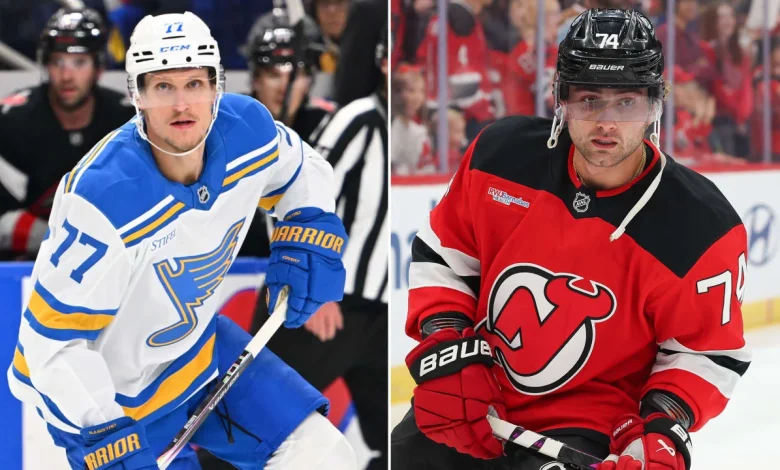 Blues acquire Bordeleau, pick from Devils