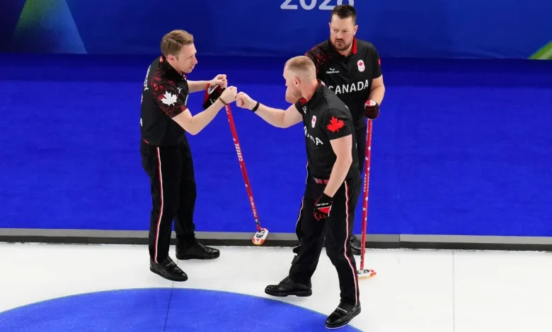 Brad Jacobs delivers clutch performance in Canada's curling win at Olympics