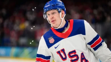 Brady Tkachuk: US Olympic hockey player distances himself from White House video trashing Canadians