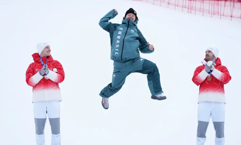 Brazil’s Pinheiro Braathen wins gold, and South America’s first Winter Olympics medal : NPR