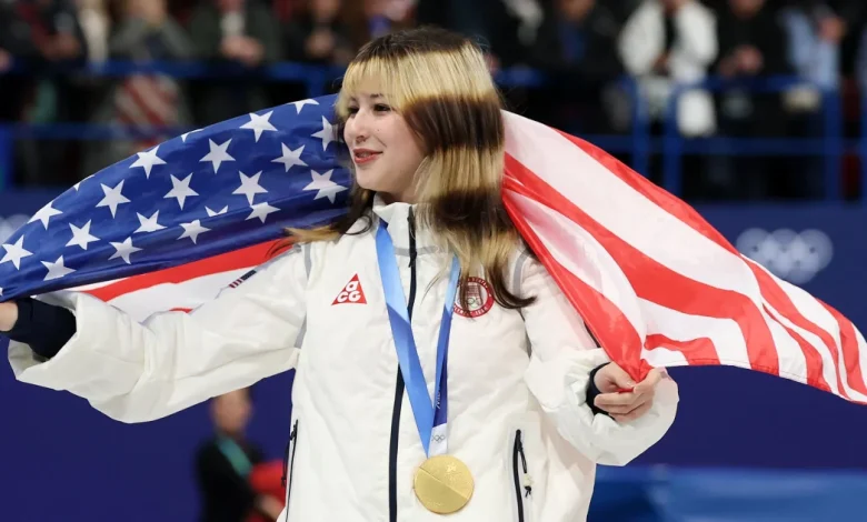 Breezy Johnson, Alysa Liu and other Olympic athletes' medals break during celebrations