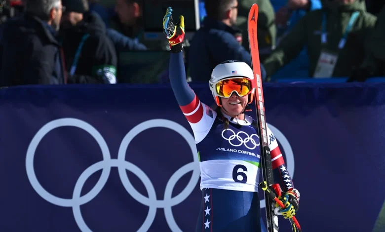 Breezy Johnson Captures First American Gold at Olympics With Downhill Win
