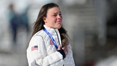 Breezy Johnson wins Olympic downhill gold medal, joining Lindsey Vonn as only Americans to accomplish feat