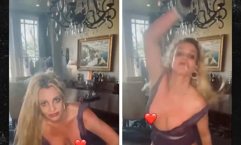 Britney Spears Gets Down and Dirty in the Dining Room