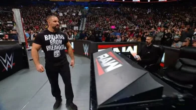 Bron Breakker Tears Apart Announce Table, Threatens To Ruin WWE Raw After Royal Rumble Spot