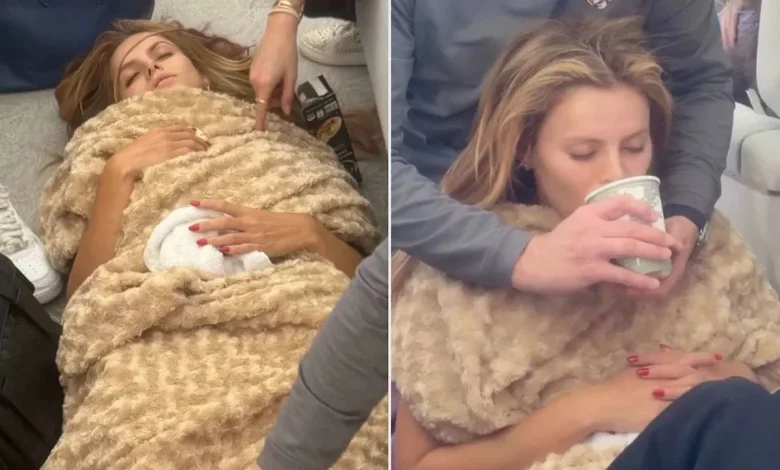 Brooks Nader Suffered Food Poisoning Mid-Flight, Required Ambulance Upon Arrival After Concerning Photos