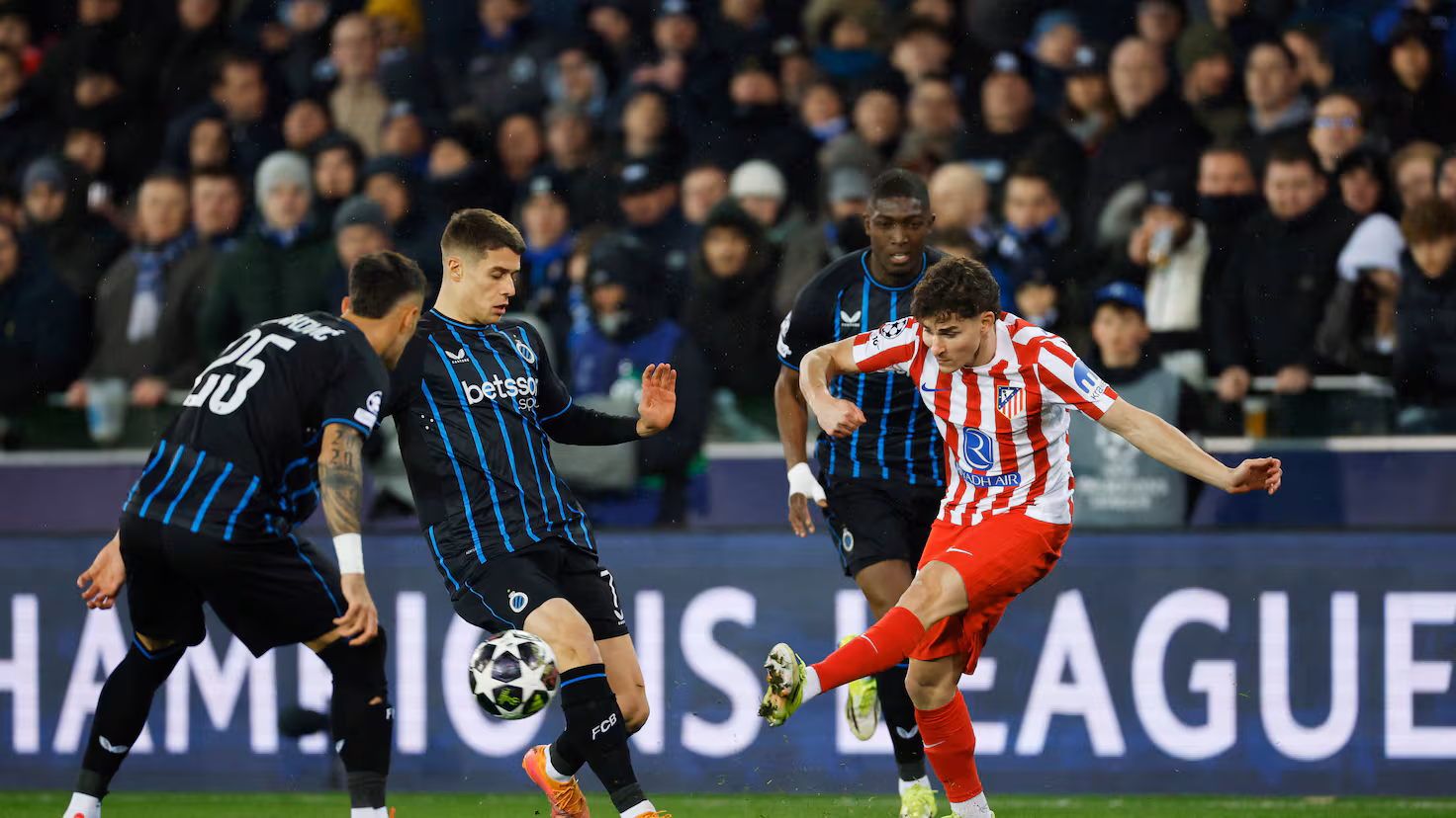 Brujas - Atlético, en directo: ida de dieciseisavos de la Champions League hoy, en vivo