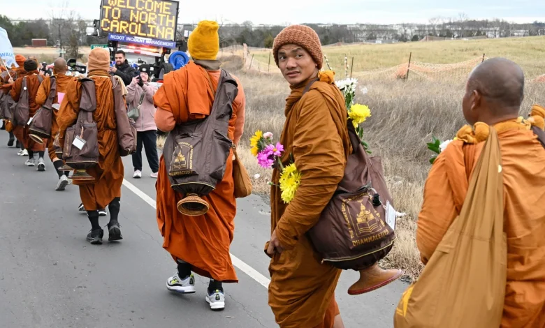 Buddhist Monks Are Walking Across the U.S. for Peace